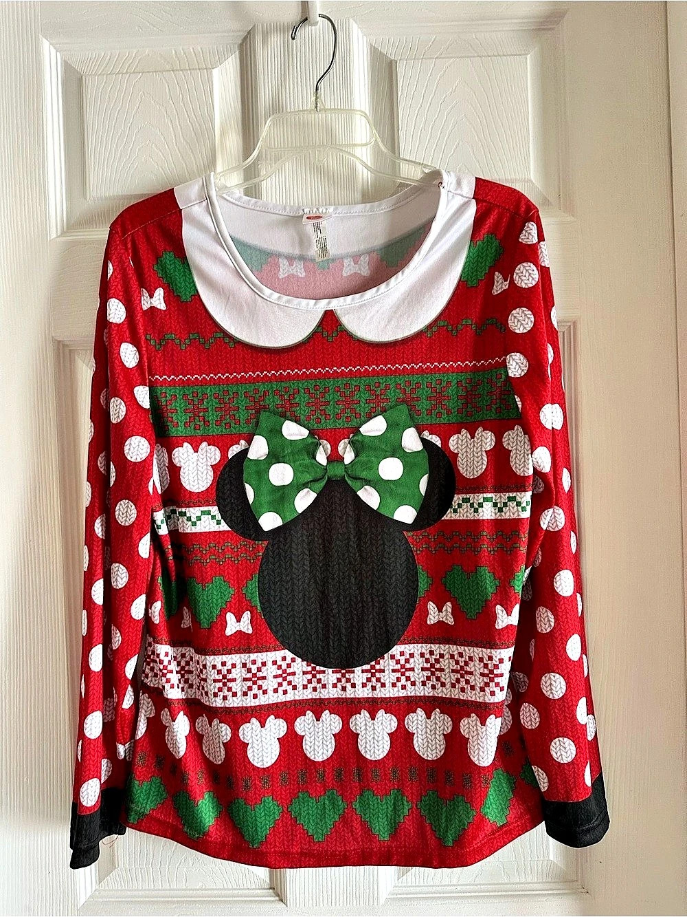 Disney Minnie Mouse Holiday Shirt Medium